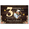 Personalized 30th Anniversary Canvas - Custom Photo Couple Wall Art
