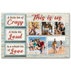 Custom Photo Family Canvas - This Is Us Wall Art with Personalized Quote