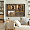 Personalized 35th Wedding Anniversary Canvas - Custom Wall Art Celebrating 35 Years of Marriage