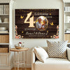 Personalized 40th Anniversary Canvas - Custom Photo Couple Wall Art