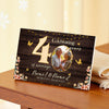 Personalized 40th Anniversary Canvas - Custom Photo Couple Wall Art