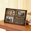 Personalized 45th Wedding Anniversary Canvas - Custom Wall Art Celebrating 45 Years of Marriage