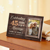 Personalized 45th Anniversary Canvas - Wedding Gift with Custom Photo Wall Art