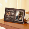 Personalized 25th Anniversary Canvas - Wedding Gift with Custom Photo Wall Art