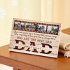 Personalized Canvas Wall Art - Best Dad Ever - Custom Gift from Kids for Father's Day