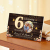 Personalized 60th Anniversary Canvas - Custom Photo Couple Wall Art