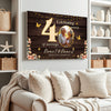 Personalized 40th Anniversary Canvas - Custom Photo Couple Wall Art