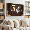 Personalized 30th Anniversary Canvas - Custom Photo Couple Wall Art