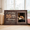 Personalized 35th Anniversary Canvas - Wedding Gift with Custom Photo Wall Art