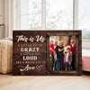 Custom Photo Canvas - This Is Us Family Saying, Personalized Wall Décor