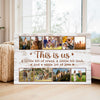 Custom Family Canvas Wall Art - This Is Us Saying, Personalized Photo