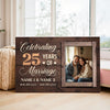 Personalized 25th Anniversary Canvas - Wedding Gift with Custom Photo Wall Art