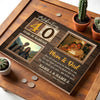 Personalized 40th Wedding Anniversary Canvas - Custom Wall Art Celebrating 40 Years of Marriage