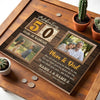 Personalized 50th Wedding Anniversary Canvas - Custom Wall Art Celebrating 50 Years of Marriage