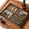 Personalized 45th Wedding Anniversary Canvas - Custom Wall Art Celebrating 45 Years of Marriage