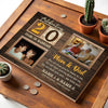 Personalized 20th Wedding Anniversary Canvas - Custom Wall Art Celebrating 20 Years of Marriage