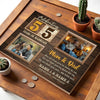 Personalized 55th Wedding Anniversary Canvas - Custom Wall Art Celebrating 55 Years of Marriage