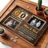 Personalized 60th Wedding Anniversary Canvas - Custom Wall Art Celebrating 60 Years of Marriage