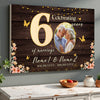 Personalized 60th Anniversary Canvas - Custom Photo Couple Wall Art