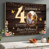 Personalized 40th Anniversary Canvas - Custom Photo Couple Wall Art