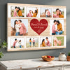Personalized Couple Canvas - Custom Photo & Names, Romantic Anniversary Gift