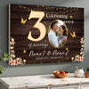 Personalized 30th Anniversary Canvas - Custom Photo Couple Wall Art