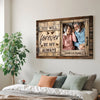 Custom Couple Photo Canvas Print - You Will Forever Be My Always