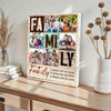 Custom Family A Little Bit Of Loud Whole Lot Love Canvas Personalized Photo Wall Art Home Decor Gift Idea