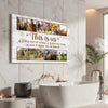 Custom Family Canvas Wall Art - This Is Us Saying Personalized Photo