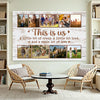 Custom Family Canvas Wall Art - This Is Us Saying Personalized Photo