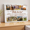Custom Family Canvas Wall Art - This Is Us Saying Personalized Photo