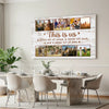 Custom Family Canvas Wall Art - This Is Us Saying Personalized Photo