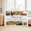 Custom Family Canvas Wall Art - This Is Us Saying Personalized Photo