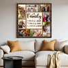 Custom Family Photo Collage Canvas A Little Bit of Crazy Loud Wall Art Gift for Home