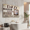 Custom Photo Canvas Print - Personalized Father’s Day Gift for Dad from Kids & Family