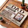 Custom Photo Canvas Print - Personalized Father’s Day Gift for Dad from Kids & Family