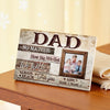 Custom Photo Canvas Print - Personalized Father’s Day Gift for Dad from Kids & Family