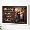 Custom Photo Canvas - This Is Us Family Saying Personalized Wall Décor - White Frame / 12x9