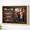 Custom Photo Canvas - This Is Us Family Saying Personalized Wall Décor - Natural Frame / 12x9