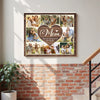 Custom Photo Collage Mom You Are The Heart Of Our Family Canvas Wall Art Personalized Mother’s Day Birthday Gift Form