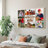 Custom Photo Collage My Favorite Baseball Players Calls Me Mom Canvas Wall Art Mother’s Day Gift For Mommy