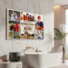 Custom Photo Collage My Favorite Baseball Players Calls Me Mom Canvas Wall Art Mother’s Day Gift For Mommy