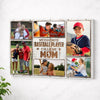 Custom Photo Collage My Favorite Baseball Players Calls Me Mom Canvas Wall Art Mother’s Day Gift For Mommy - No Frame