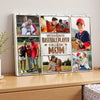 Custom Photo Collage My Favorite Baseball Players Calls Me Mom Canvas Wall Art Mother’s Day Gift For Mommy