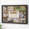 Custom Photo Collage Soccer Family A Little Bit Of Crazy Canvas Wall Art Gift For - Black Frame / 12x9