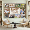 Custom Photo Collage Soccer Family A Little Bit Of Crazy Canvas Wall Art Gift