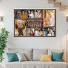 Custom Photo Collage The Bond Between A Mother And Son Is Unbreakable Canvas Wall Art Mother’s Day Gift For Mom