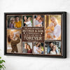 Custom Photo Collage The Bond Between A Mother And Son Is Unbreakable Canvas Wall Art Mother’s Day Gift For Mom - Black