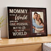 Custom Photo Mom To The World You Are One Person But Us Canvas Personalized Mother’s Day Gift For Mommy