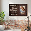 Custom Photo Mom To The World You Are One Person But Us Canvas Personalized Mother’s Day Gift For Mommy